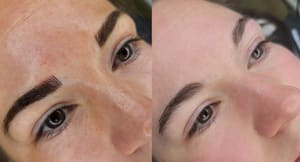 Eyebrow Tattoo result by J Ink'd Cosmetics in Athens, OH