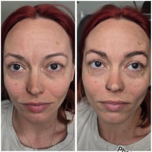 Eyebrow Tattoo result by J L Salon & Permanent Makeup Bar in Moscow Mills, MO