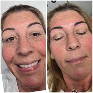 Eyebrow Tattoo result by J L Salon & Permanent Makeup Bar in Moscow Mills, MO