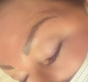 Eyebrow Tattoo result by j. Lash Studios in Waunakee, WI