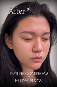 Eyebrow Tattoo result by J-Luna Brows in Anaheim, CA