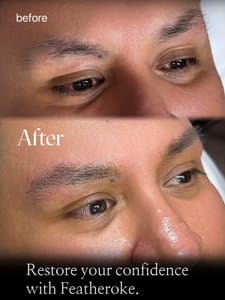 Eyebrow Tattoo result by J-Luna Brows in Anaheim, CA