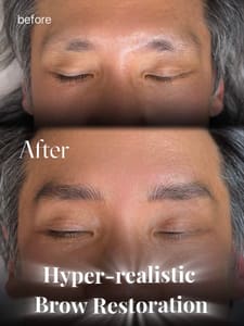 Eyebrow Tattoo result by J-Luna Brows in Anaheim, CA