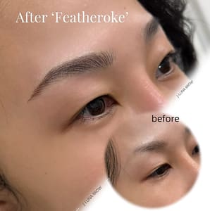 Eyebrow Tattoo result by J-Luna Brows in Anaheim, CA