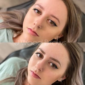 Eyebrow Tattoo result by J Wood Brows in Pleasant Grove, UT