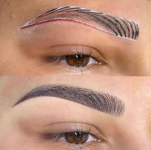 Eyebrow Tattoo result by Jackie Brows and Beyond in Redondo Beach, CA