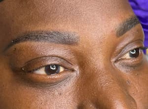 Eyebrow Tattoo result by Jackson Lamar Scalp Micropigmentation in Dallas, TX