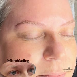 Eyebrow Tattoo result by Jaclyn's Threading Salon & Microblading in Cheektowaga, NY