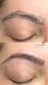 Eyebrow Tattoo result by Jaclyn's Threading Salon & Microblading in Cheektowaga, NY
