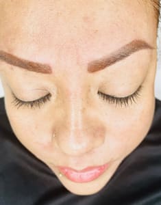 Eyebrow Tattoo result by Jadaza Bee Ink in Wichita, KS