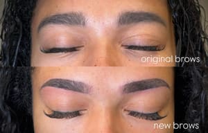 Eyebrow Tattoo result by Jaded Beauty in Wytheville, VA