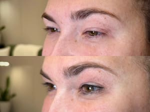 Eyebrow Tattoo result by Jaded Beauty in Wytheville, VA