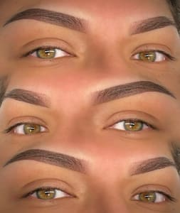 Eyebrow Tattoo result by Jades Microblading Studio LLC in Frederick, MD