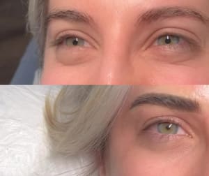 Eyebrow Tattoo result by Jamelle Ink in Sterling, VA