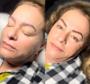 Eyebrow Tattoo result by Jamelle Ink in Sterling, VA