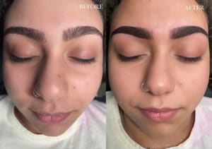 Eyebrow Tattoo result by Jamelle Ink in Sterling, VA