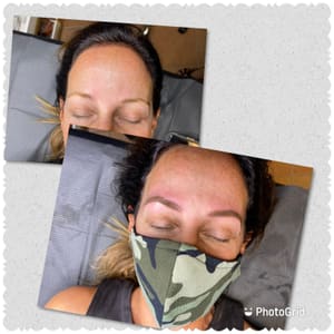 Eyebrow Tattoo result by Jamie Schlaeppi Esthetics in Charlotte, NC