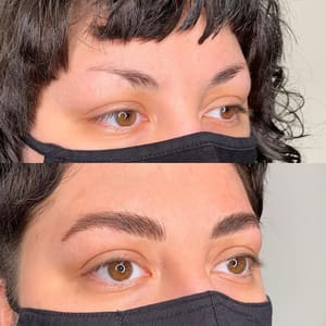 Eyebrow Tattoo result by Jannah isobelle in Brooklyn, NY
