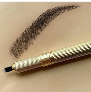 Eyebrow Tattoo result by Jannat Threading & Wax Center in Jurupa Valley, CA