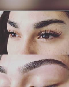 Eyebrow Tattoo result by Jannat Threading & Wax Center in Riverside, CA