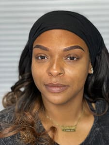 Eyebrow Tattoo result by JasMeUp Beauty Studio in Buffalo, NY