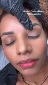 Eyebrow Tattoo result by Jasmine Brows & Tattoo Laser Removal in Garland, TX