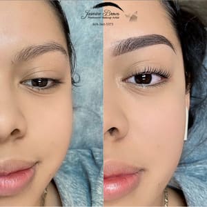Eyebrow Tattoo result by Jasmine Brows & Tattoo Laser Removal in Garland, TX