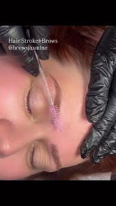Eyebrow Tattoo result by Jasmine Brows & Tattoo Laser Removal in Garland, TX