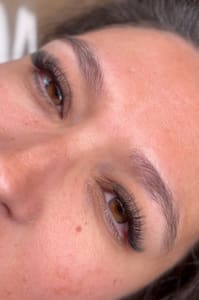 Eyebrow Tattoo result by Jasmine's Lash & Glam LLC in Godley, TX