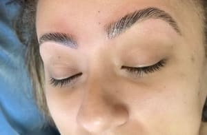 Eyebrow Tattoo result by Jatna Banks Aesthetics LLC in Davie, FL