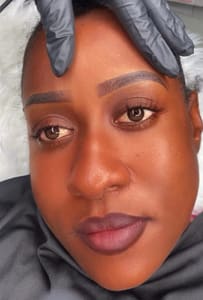 Eyebrow Tattoo result by JayAmour Beauty Studio & Academy in Sunrise, FL