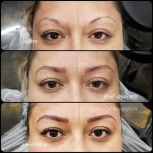 Eyebrow Tattoo result by Jazzy Be-You-Ty, LLC in Chicago, IL