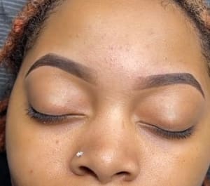 Eyebrow Tattoo result by Jazzy Brows, LLC in Arcadia, LA