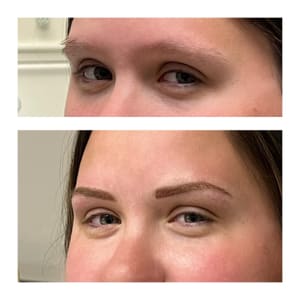 Eyebrow Tattoo result by JB Permanent MakeUp Studio in Abingdon, VA