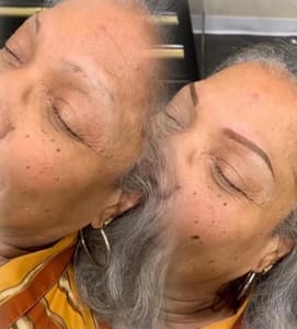 Eyebrow Tattoo result by JC Ink Chy in Madison, TN