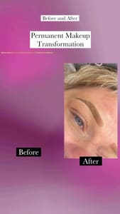 Eyebrow Tattoo result by JC Ink Chy in Madison, TN