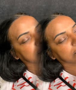 Eyebrow Tattoo result by JC Ink Chy in Madison, TN