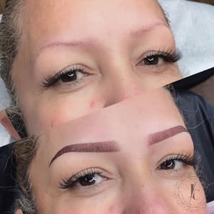 Eyebrow Tattoo result by JCruz Beauty Bar in Sacramento, CA