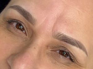 Eyebrow Tattoo result by JE Beauty Spa - Brows, Lashes, Skincare & Waxing | Duluth, GA in Duluth, GA