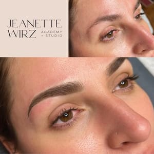 Eyebrow Tattoo result by Jeanette Wirz Permanent Cosmetics & Microblading in Nashville, TN