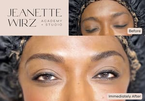Eyebrow Tattoo result by Jeanette Wirz Permanent Cosmetics & Microblading in Nashville, TN