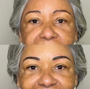 Eyebrow Tattoo result by Jenn Rudel Artistry & Permanent Cosmetics in San Francisco, CA