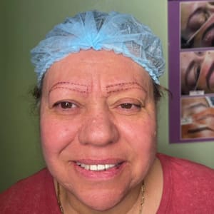 Eyebrow Tattoo result by JENNY’s Lashes & Ombré Microblading in South Gate, CA