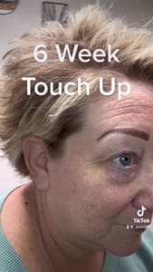 Eyebrow Tattoo result by JessBeautetx in Hewitt, TX