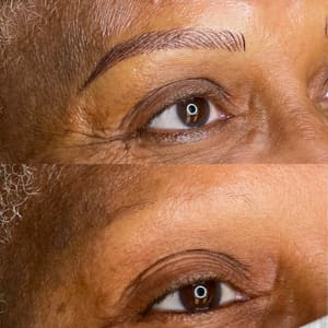 Eyebrow Tattoo result by JessBeauty Esthetics in Nacogdoches, TX