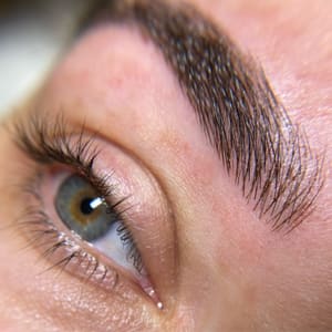 Eyebrow Tattoo result by Jessica Bruns Beauty Studio in Malden, MA