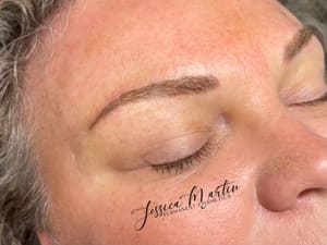 Eyebrow Tattoo result by Jessica Martin Permanent Cosmetics in Lafayette, TN