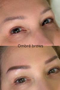 Eyebrow Tattoo result by Jessica T studio in Little Rock, AR