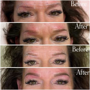 Eyebrow Tattoo result by Jessica T studio in Little Rock, AR
