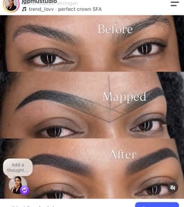 Eyebrow Tattoo result by JG PMU Studio in Grand Rapids, MI